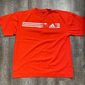 Adidas orange Tshirt